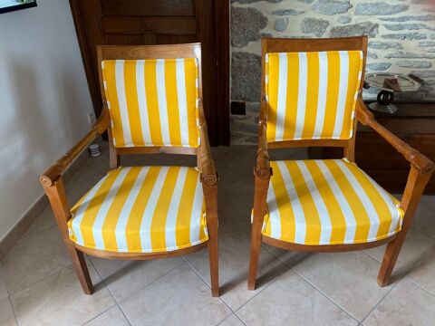 Une paire de fauteuils Directoire  900 Saint-Malo (35)