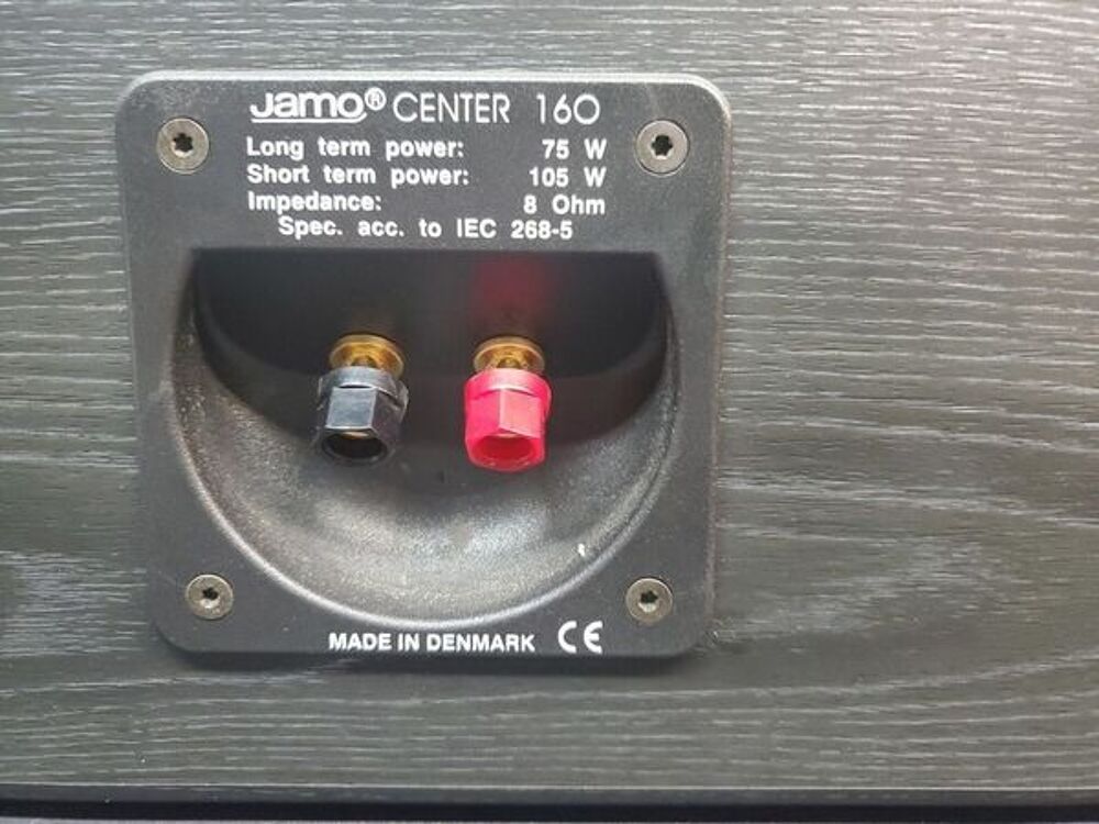 Home-cin&eacute;ma JAMO Center 160 Noir - Made in Danemark ? Audio et hifi