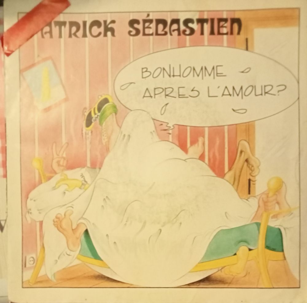 PATRICK SEBASTIEN / 5 X DISQUES VYNIL45 TOURS CD et vinyles