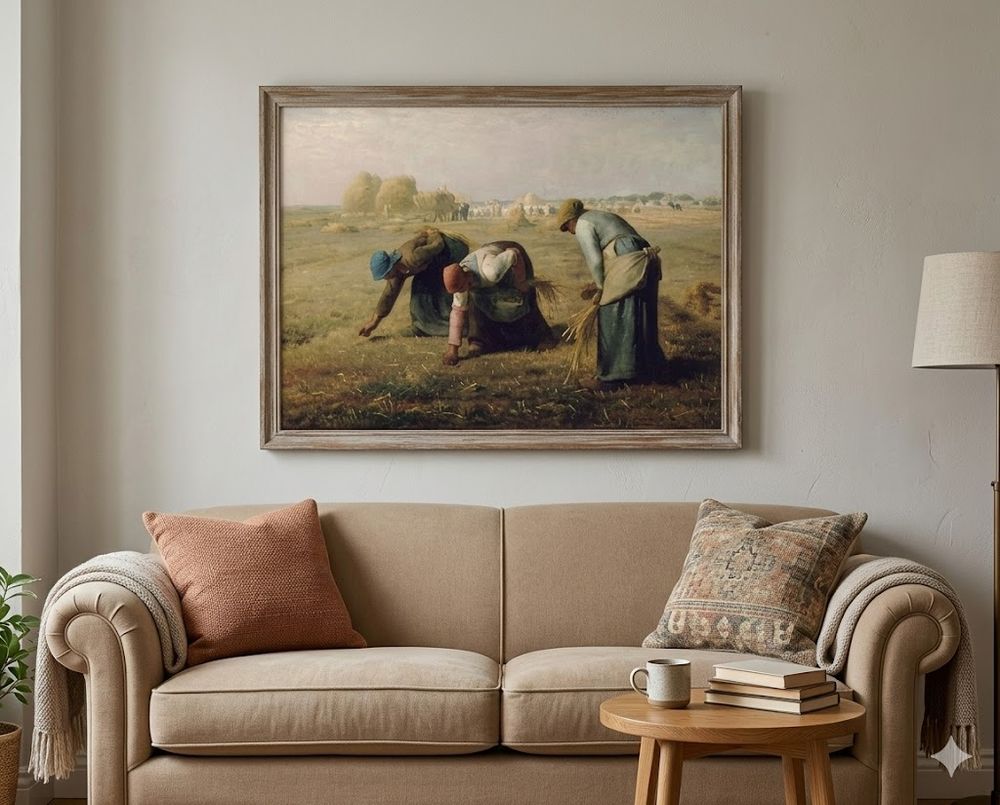 Tableau copie du tableau " Les glaneuses " Décoration