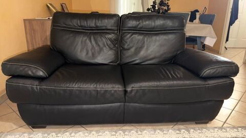 fauteuil cuir noir Le Péage-de-Roussillon (38)