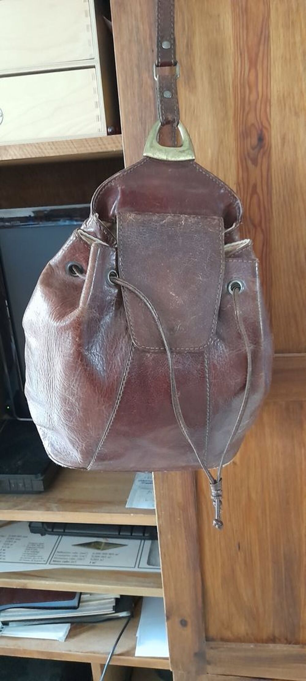 Sac &agrave; dos en cuir Maroquinerie