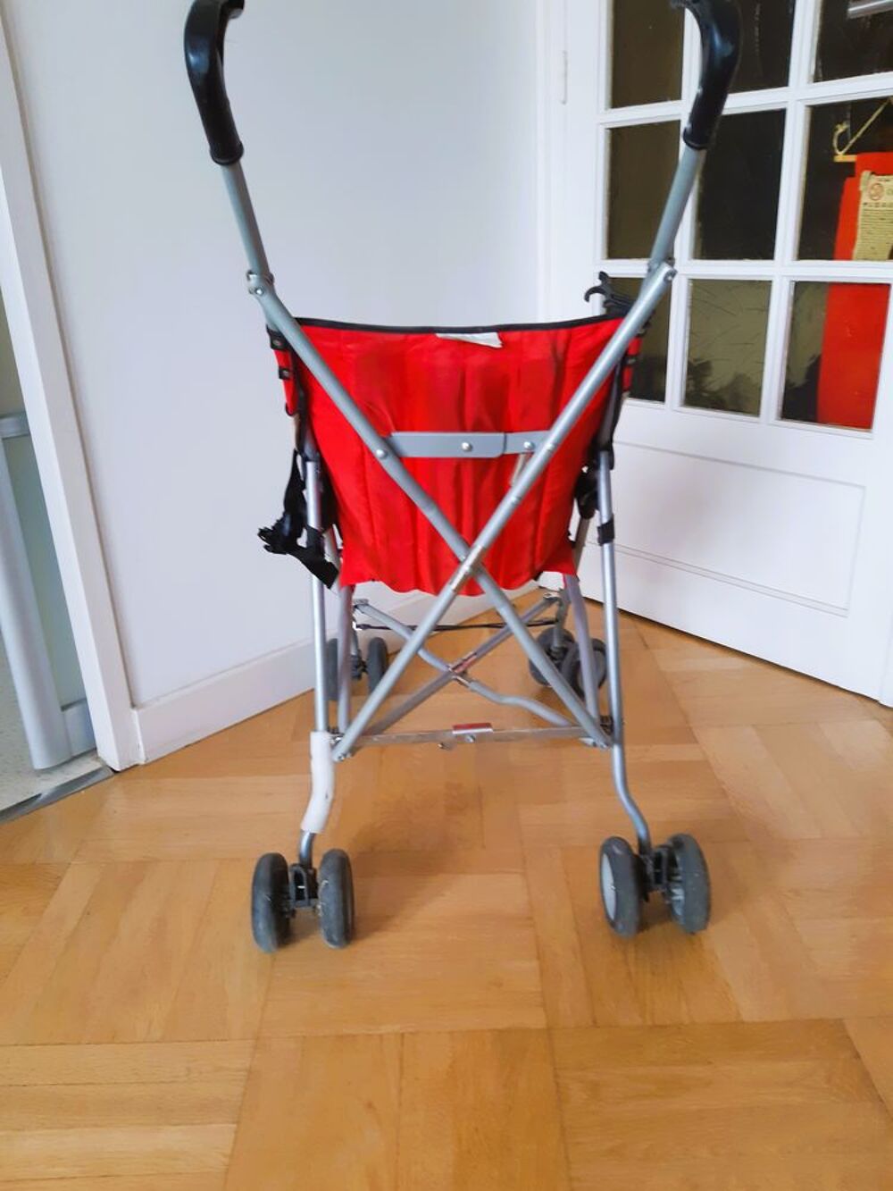 Poussette-canne HAUCK Rouge &amp; Beige max 15 kg. Mobilier enfants