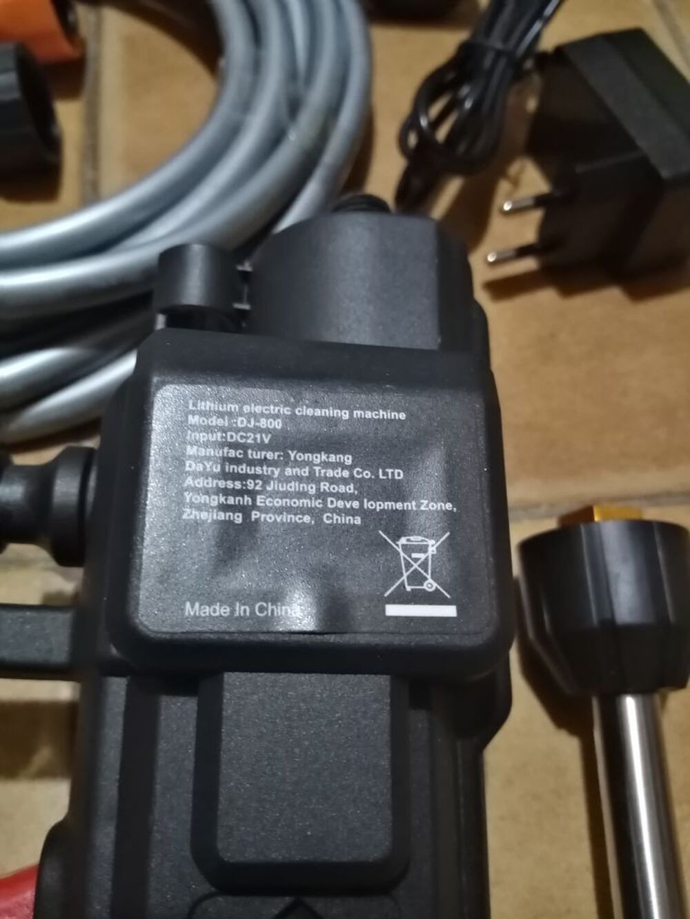 Laveur &eacute;lectrique sans fil, 800 PSI 300 W Bricolage