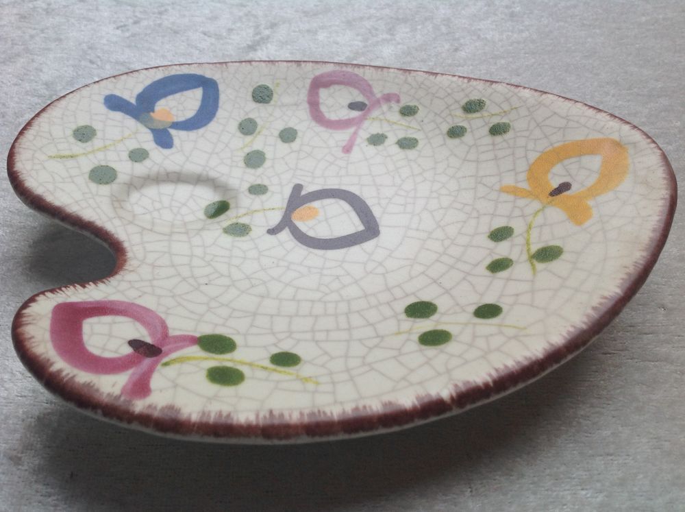 VIDE POCHE PALETTE DE PEINTRE C&Eacute;RAMIQUE Décoration