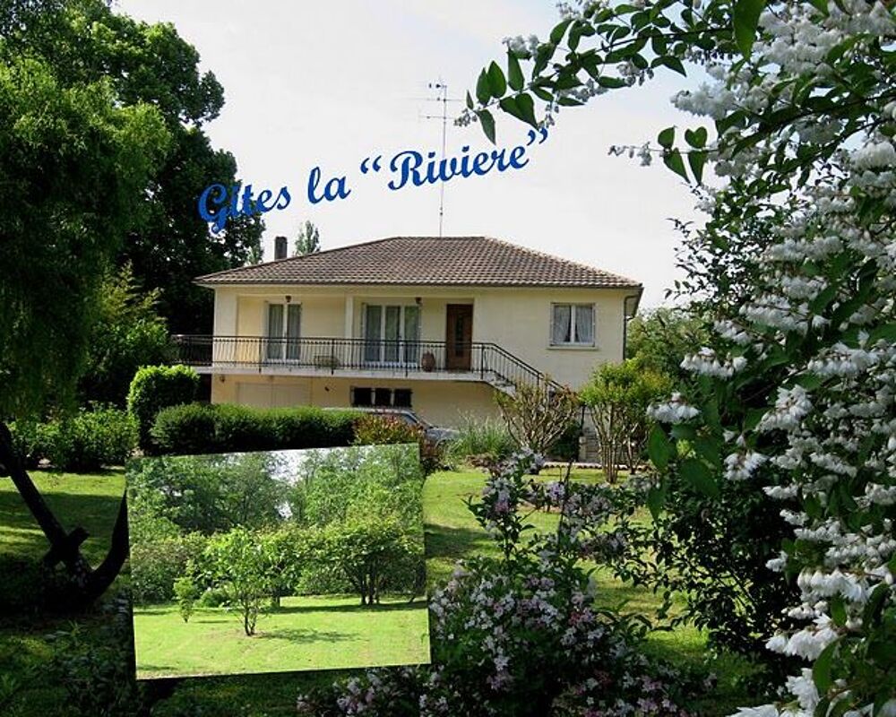   Gtes La Riviere , Acces PMR, piscine,  Riviere ,Perigord Aquitaine, Creysse (24100)