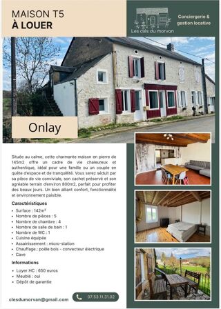  Maison � louer 5 pi�ces 142 m� Onlay