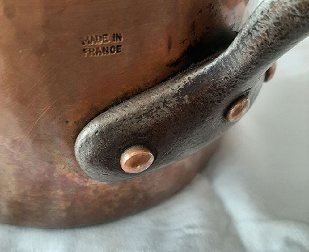 Ancienne Po&ecirc;le Cuivre 16,5 cm Cuisine