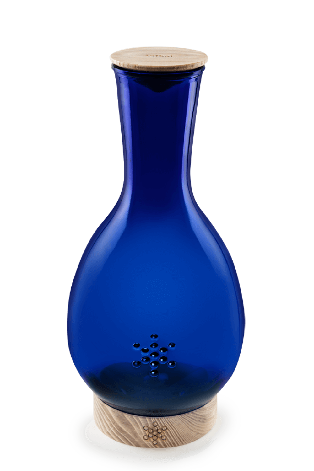 Carafe Vitbot verre blau cobalt Cuisine