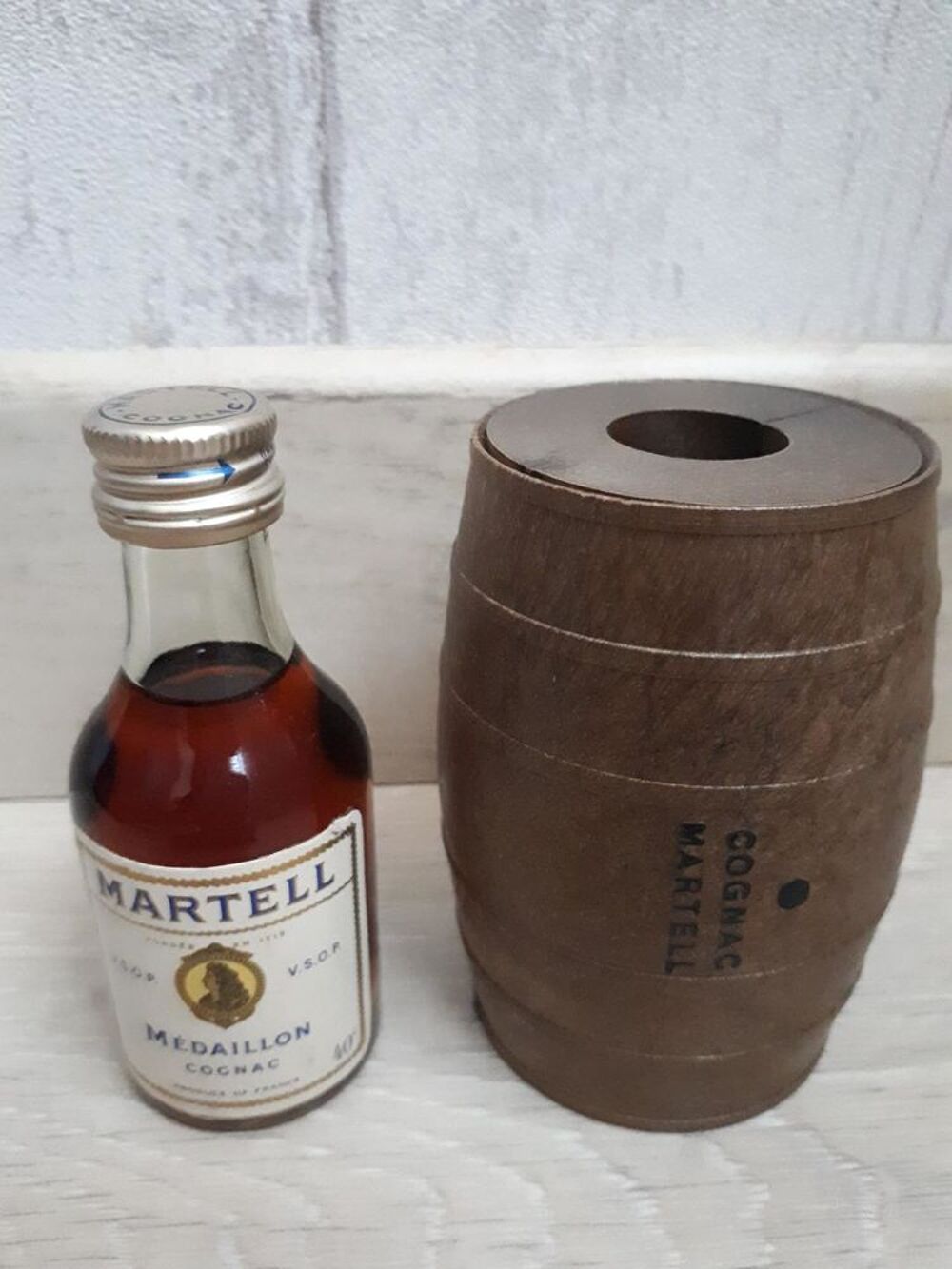 Mignonnette neuve cognac Martell le petit tonnelet 