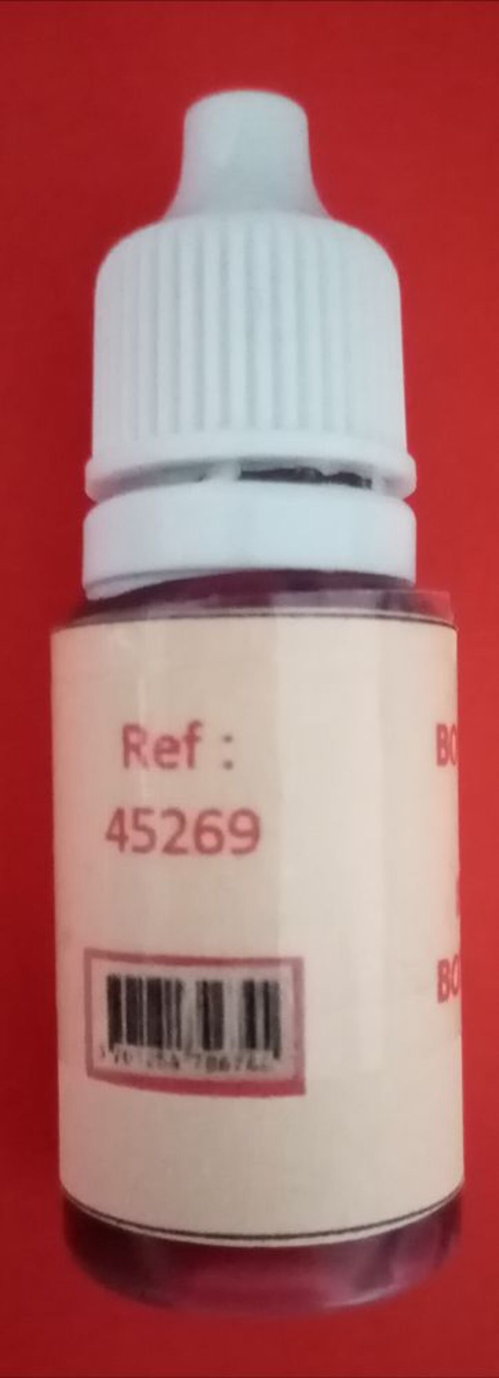 Bouteille encre de couleur rouge pour dessin, recharge, etc
Bricolage