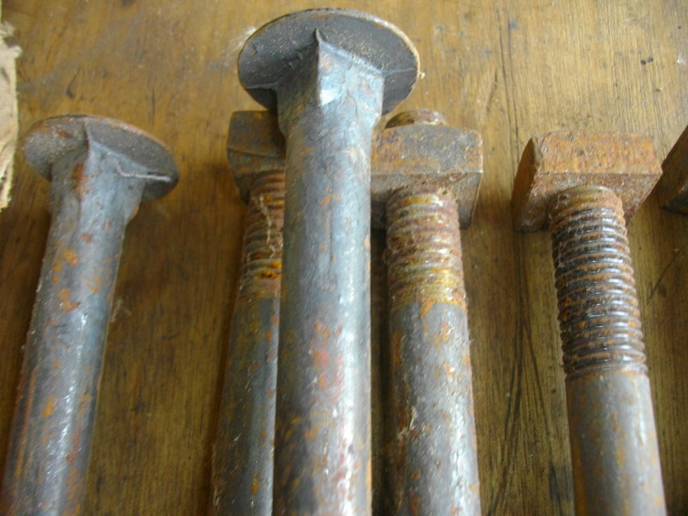 60 BOULONS DE CHARPENTIER M 14 quantit&eacute; 60 Long 20cm NEUF Bricolage