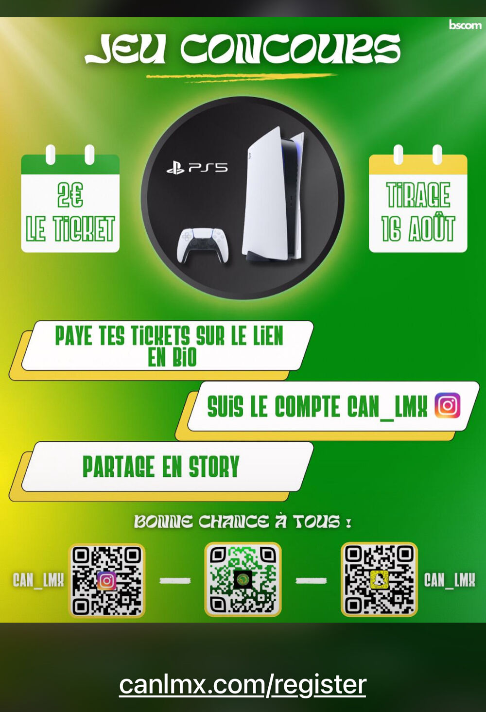 TOMBOLA PS5 Consoles et jeux vidéos