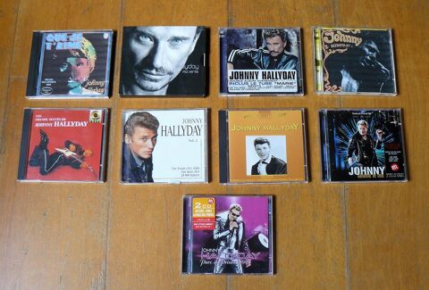Lot de 9 CDs de Johnny HALLYDAY en tr�s bel �tat 38 Argenteuil (95)