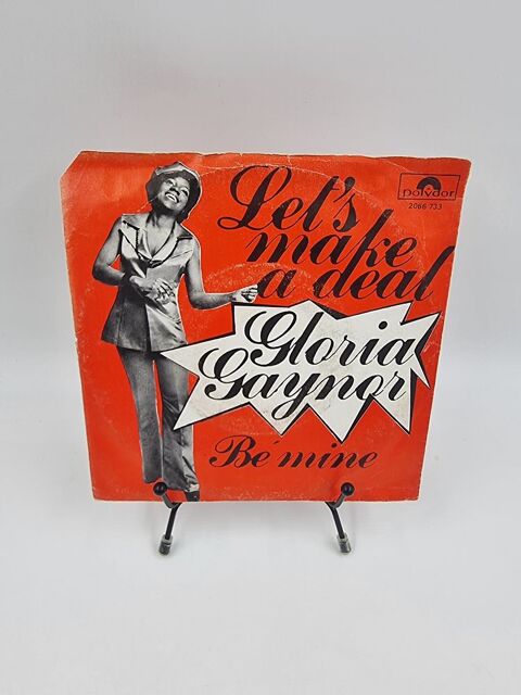 Vinyle 45 tours Gloria Gaynor : Let's Make a Dead / B� Mine 1 Vulbens (74)