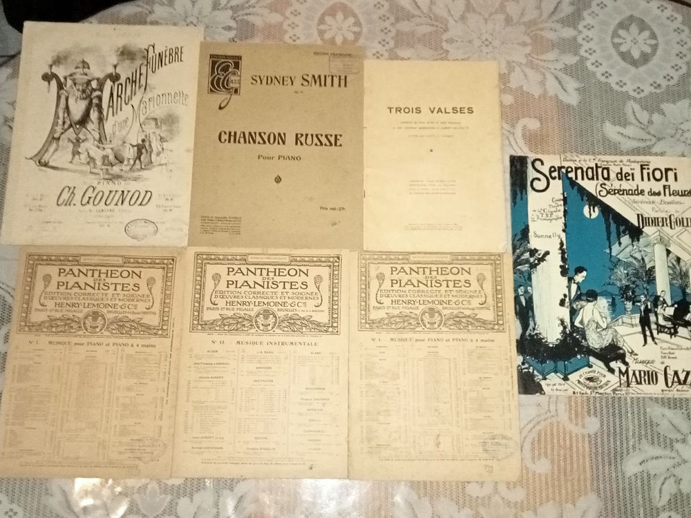 18 Ancienne partition , collector 