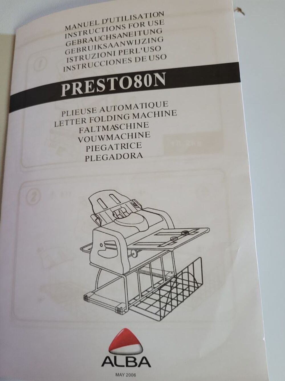 plieuse automatique PRESTO80N Matériel informatique