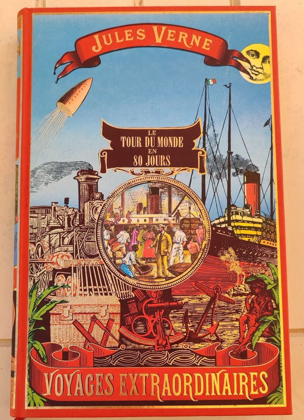 Jules Verne Le Tour du Monde en 80 Jours d'&eacute;dition 1989 Livres et BD