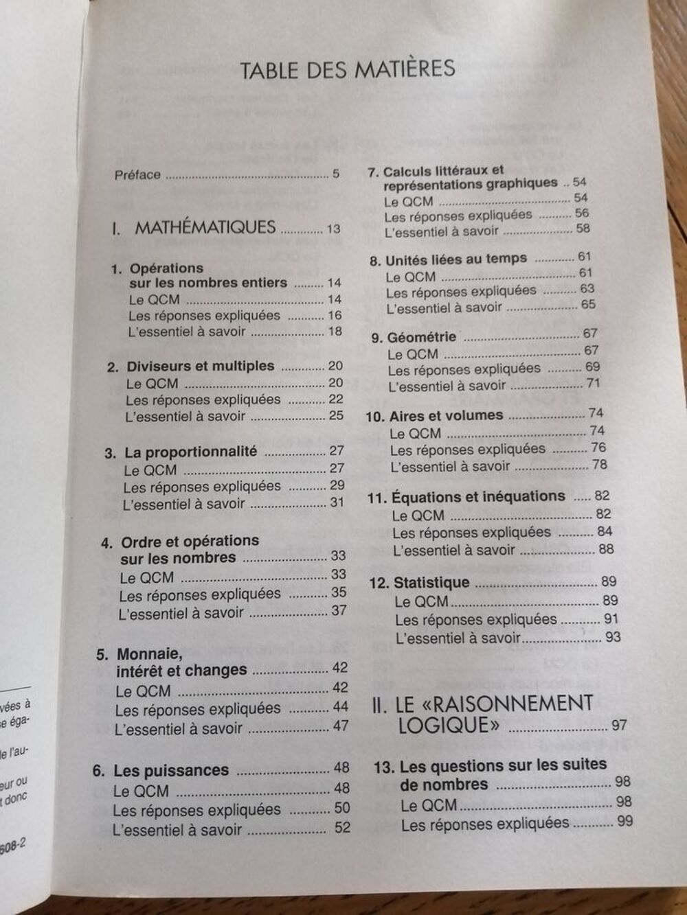 QCM POUR CONCOURS ADMINISTRATIFS-
CAT&Eacute;GORIE C Livres et BD