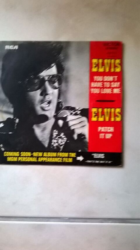 Disque vinyl 45 T Elvis Presley 6 Grisolles (82)