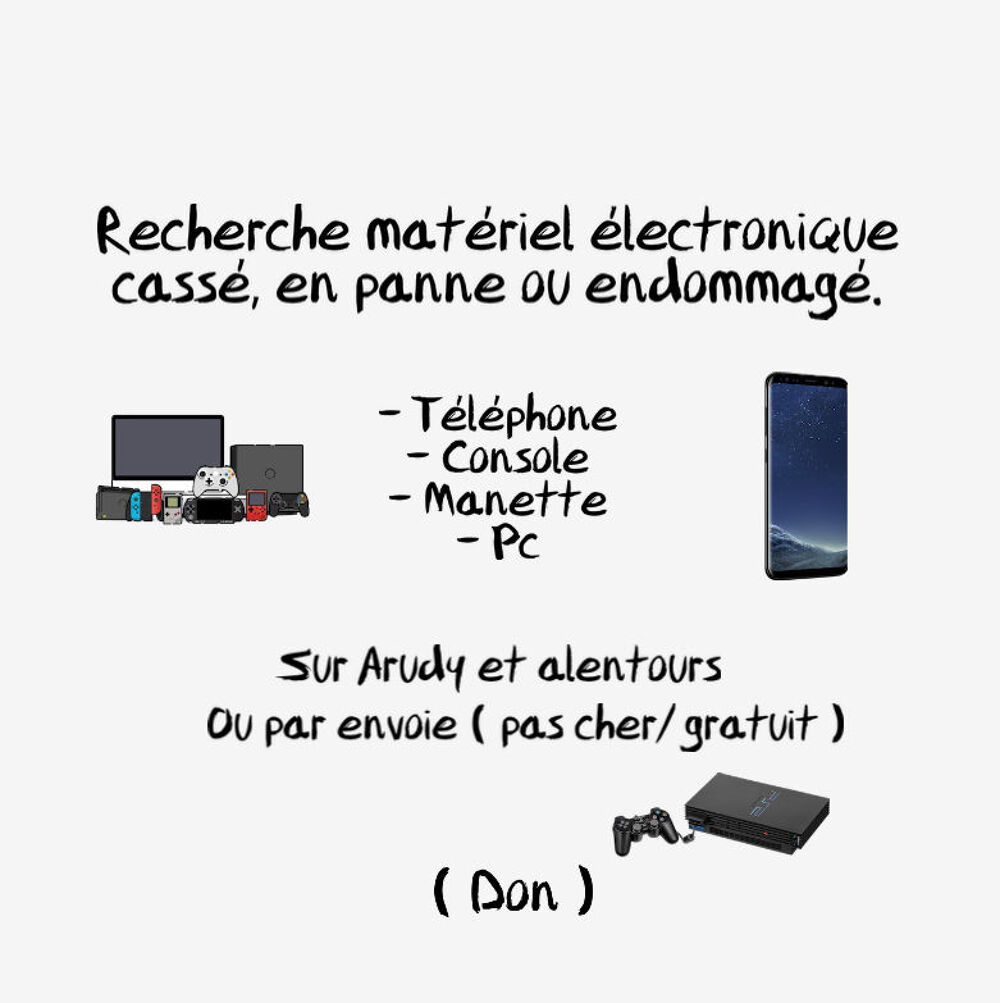 Recherche don &eacute;lectronique Matériel informatique