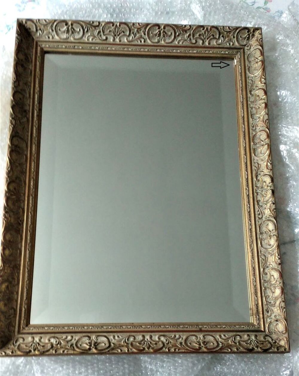 Miroir biseaut&eacute; 59,5 x 45,5 cm Dcoration