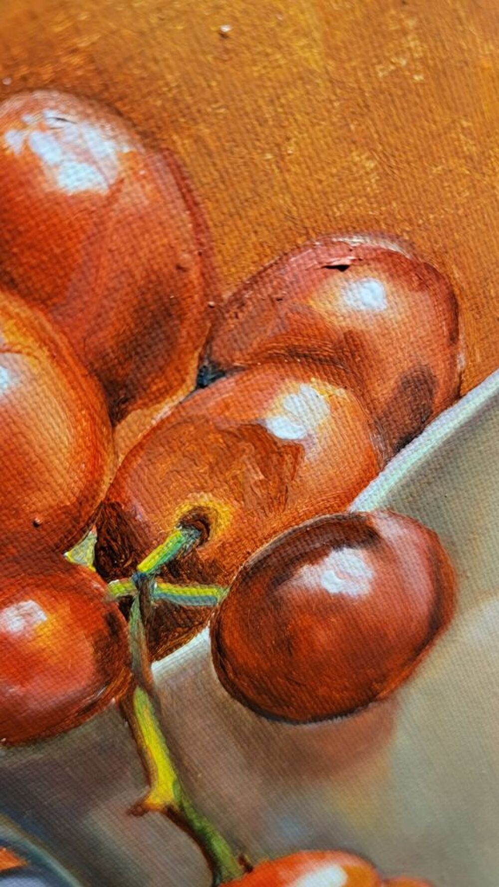 Nature morte Huile sur toile 33 x 45 cm oeuvre originale Décoration