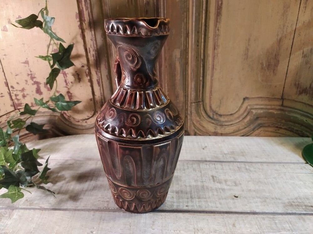 Ancien Vase Pichet C&eacute;ramique Marius Bessone Vallauris Décoration