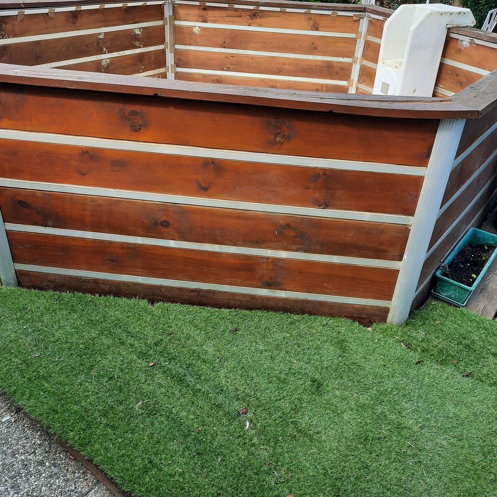 Piscine bois hors sol Jardin