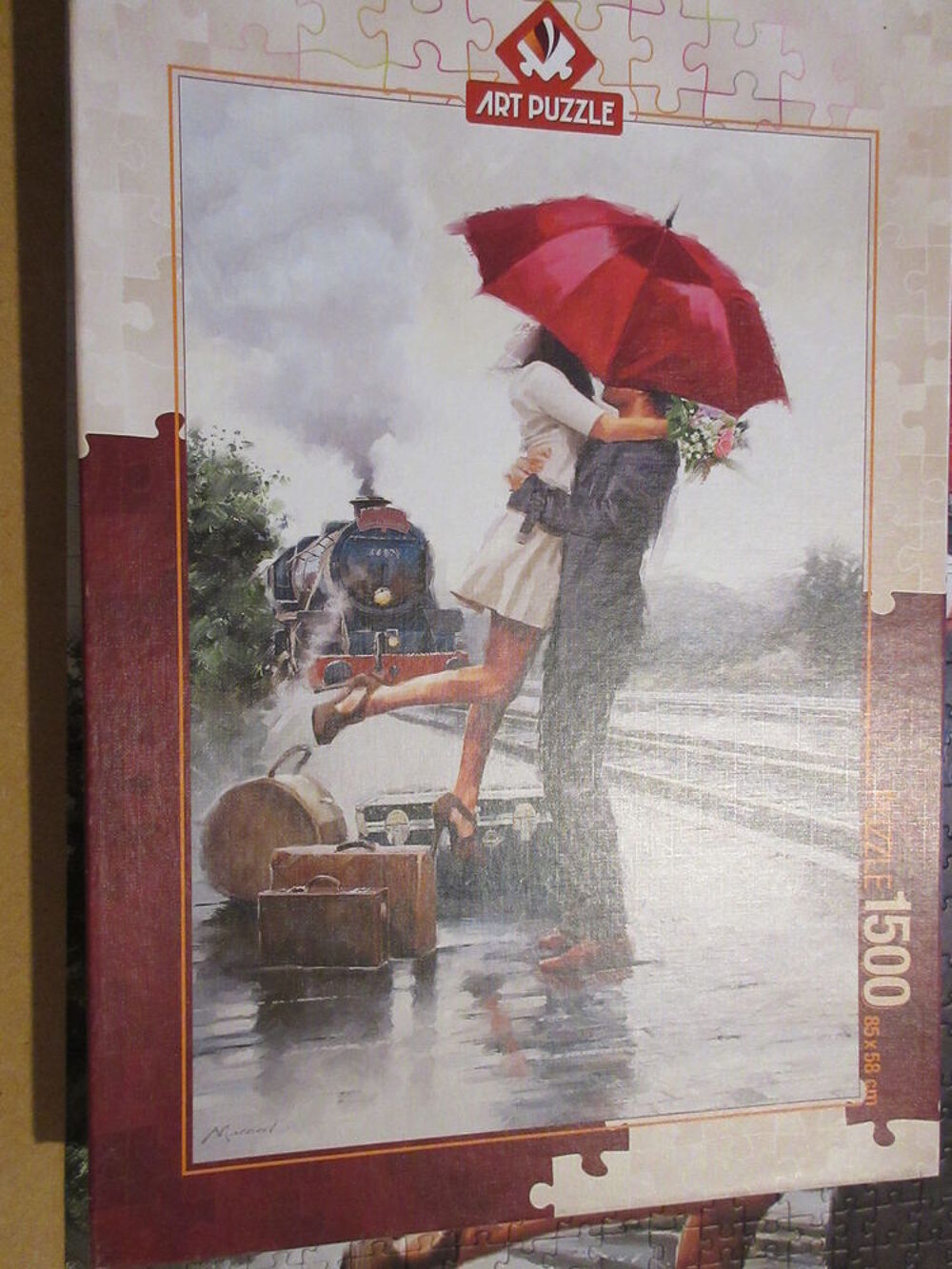 Puzzle 1500 pi&egrave;ces "Les amoureux" Jeux / jouets