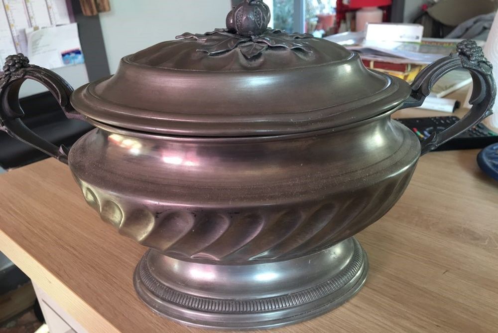 Soupi&egrave;re Ovale Rustique Peltro 95 