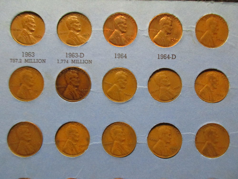 Album Collection 1 Cent Lincoln Avec Pcs Rare 