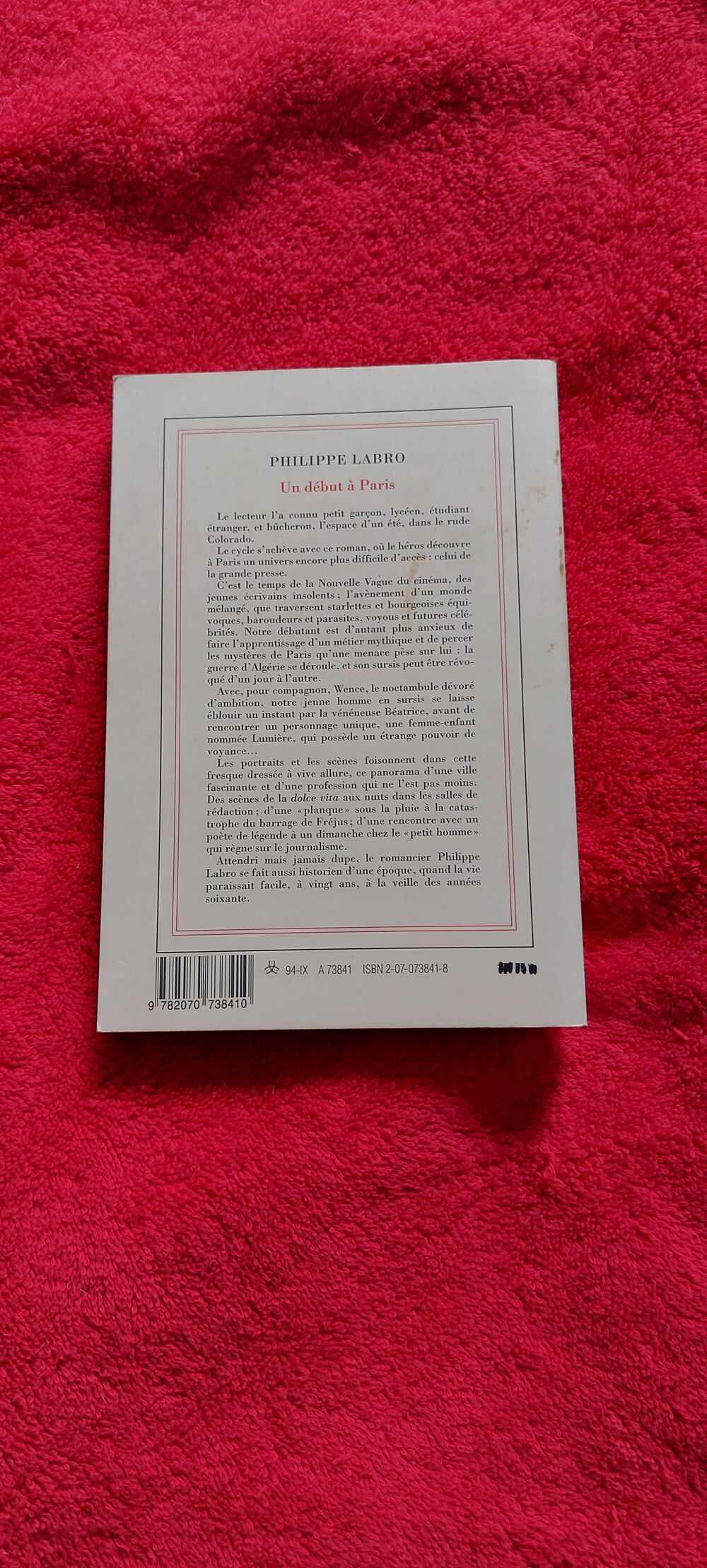 un d&eacute;but &agrave; Paris de Philippe Labro Livres et BD