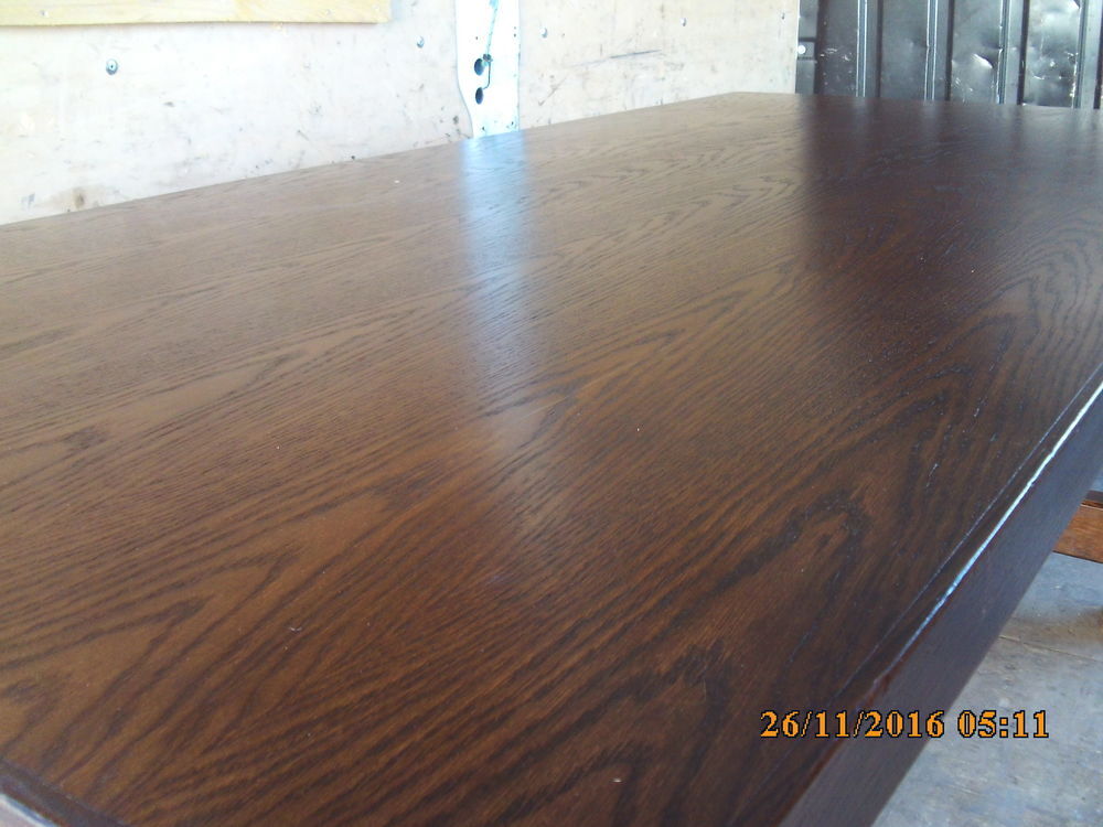 TABLE MONASTERE en CHENE de 180 x 90 plateau 5 cm Meubles