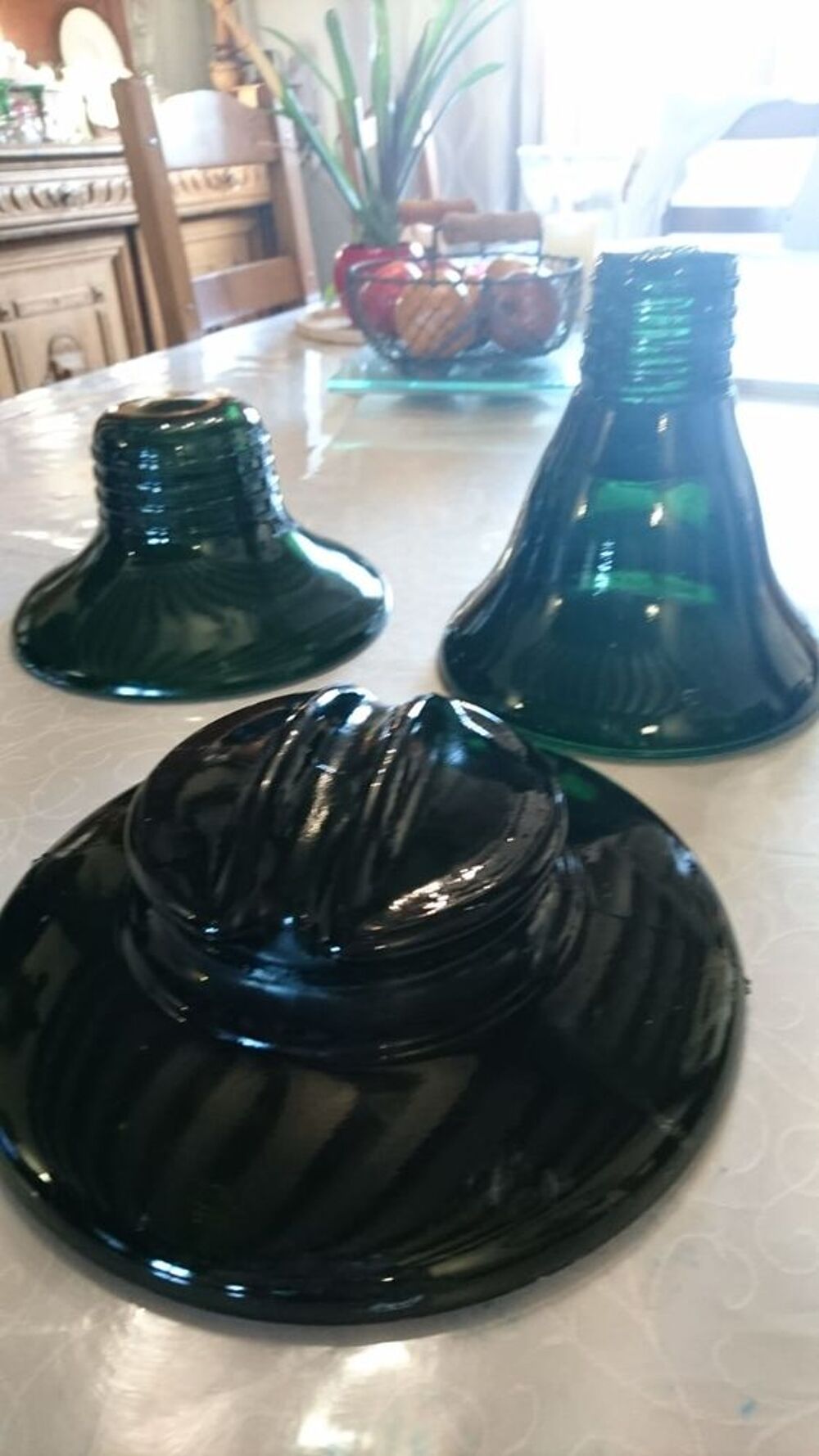 plot edf en verre vintage Décoration