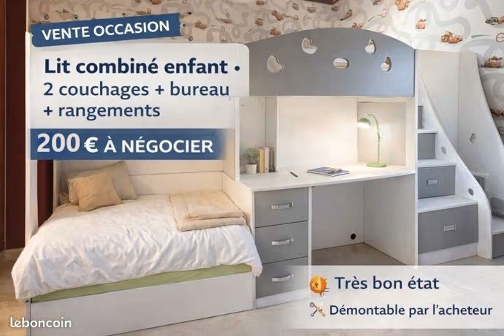LIT BATEAU ENFANT Mobilier enfants