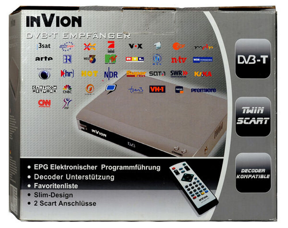 R&eacute;cepteur TV. TNT. DV3T Photos/Video/TV