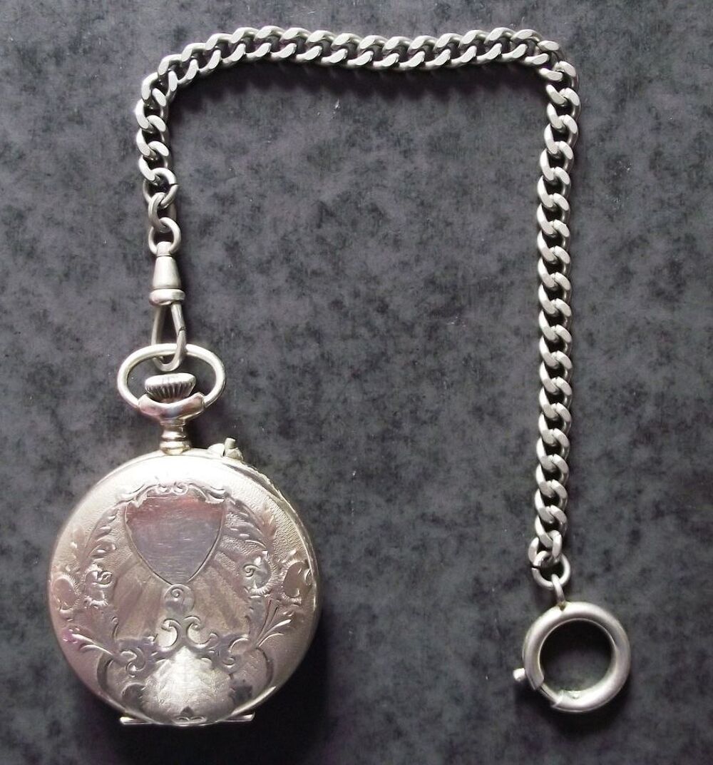 Montre gousset ancienne de 1930 SFPA Argentan avec Chrono Bijoux et montres