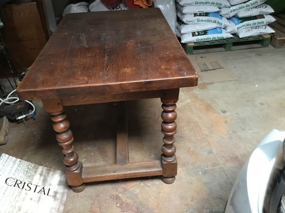 Table ancienne ch&ecirc;ne massif Meubles