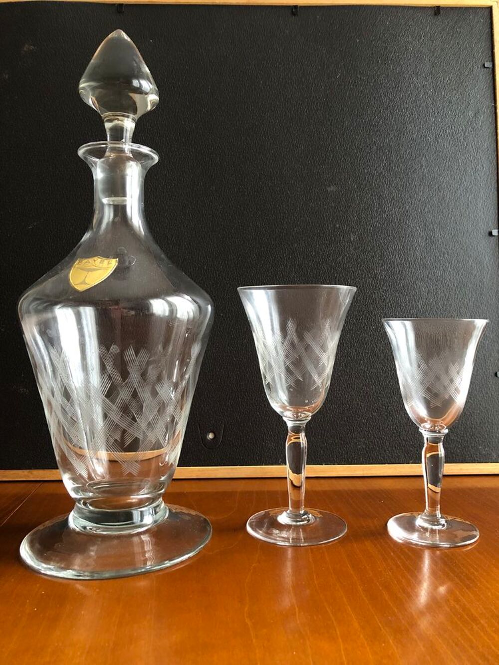 service de verres cristal Dcoration
