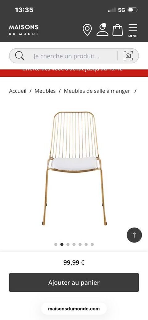 Table avec 6 chaises 600 Toulon (83)