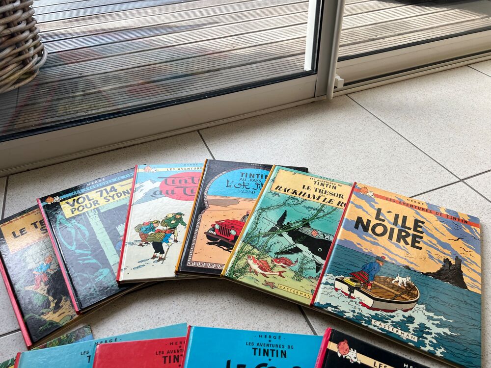Tintin 11 albums ann&eacute;es 70 Livres et BD