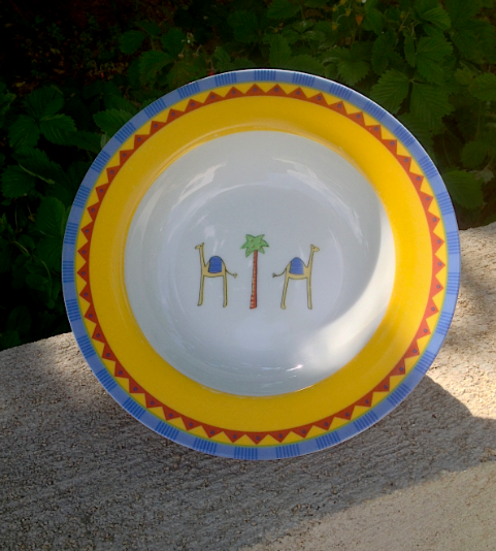 Maison du monde...6 Assiettes Creuses Porcelaine &Oslash; 21? Cuisine