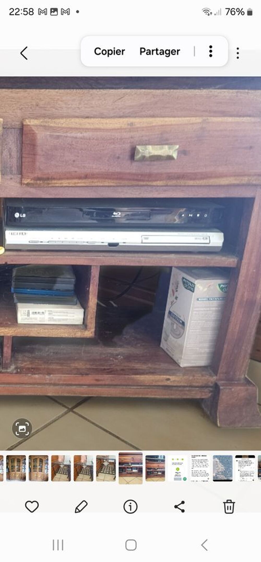 En UN LOT : TV LG 106 cm -DVD Samsung- DIVX LG Photos/Video/TV