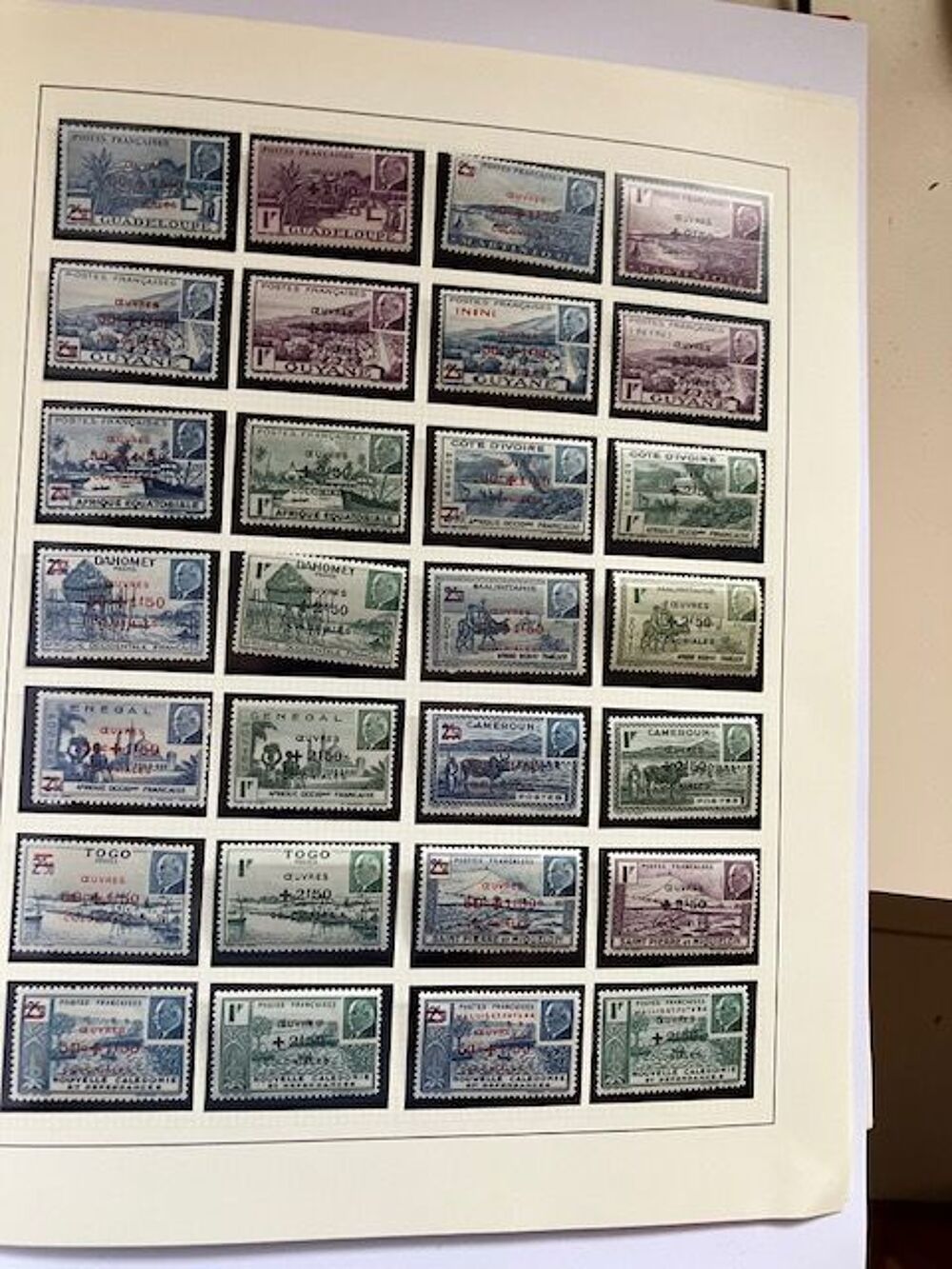 timbres anciennes colonies 