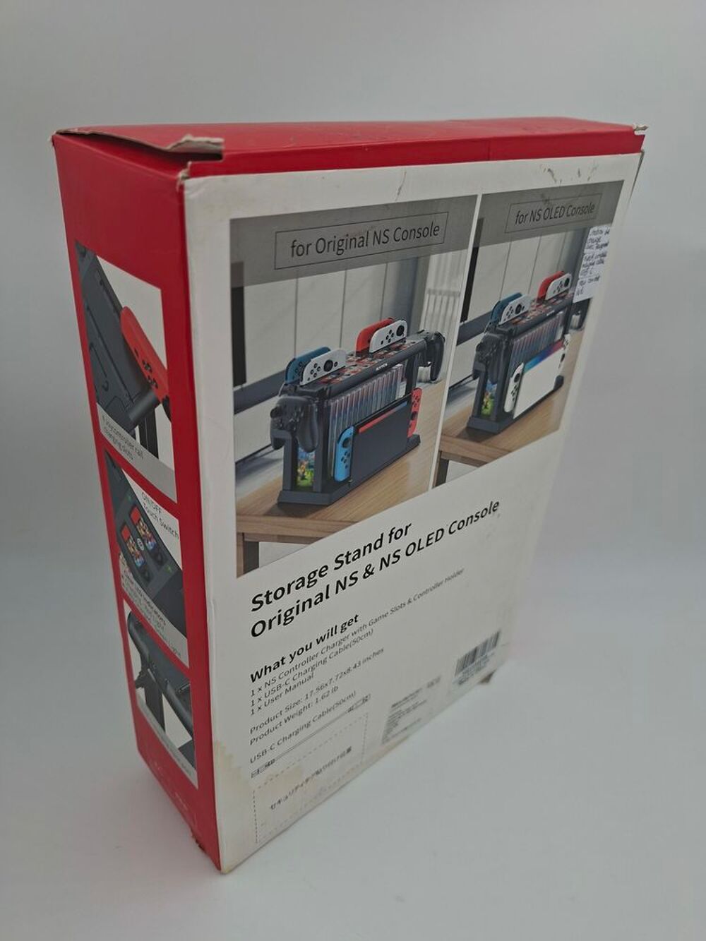 Accessoire station de charge avec rangement Kytok Switch Consoles et jeux vidéos