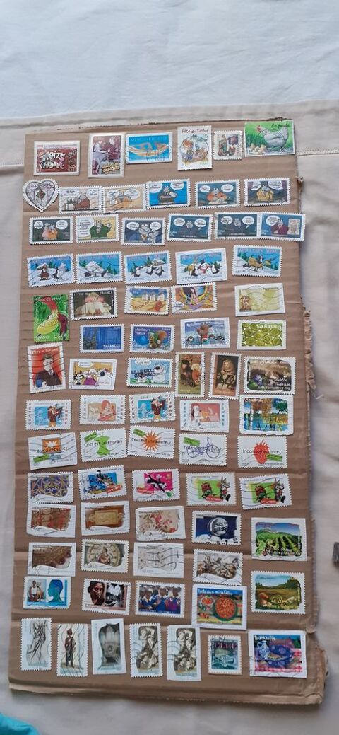Timbres : lot de 225 timbres français bon état 6 Grisolles (82)
