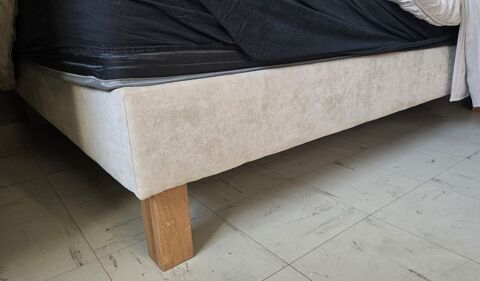 Sommier Emma 160x200  Très bon état  Beige 150 Gennevilliers (92)