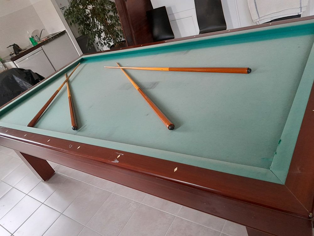 Billard Fran&ccedil;ais modulable en table de salle &agrave; manger Meubles