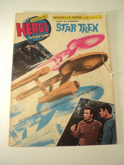 Bande Dessinée Héros de l'Aventure Star Trek N°14 1972 12 Loches (37)
